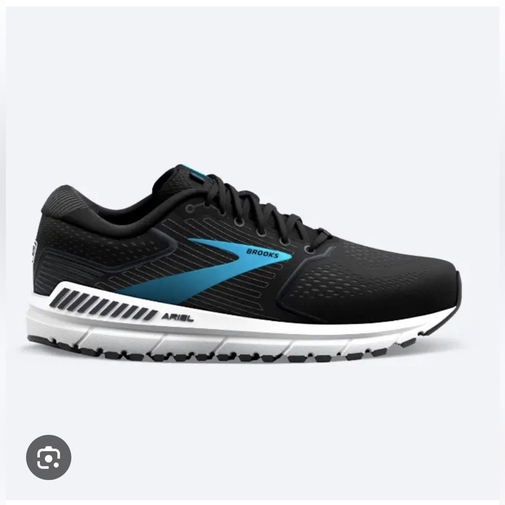 Brooks Ariel 20 Running Shoe, Black and Teal